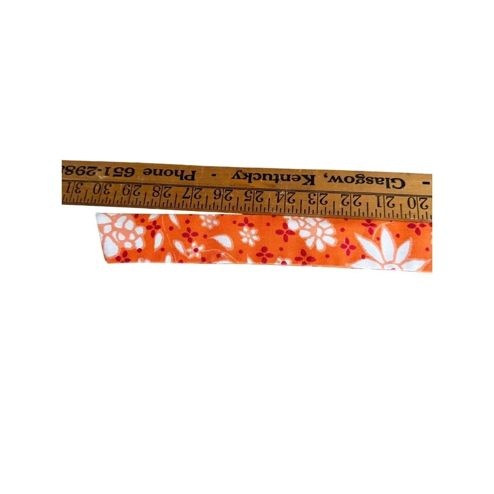 Retro Half Apron‎ MCM Kitchen Orange Floral 17